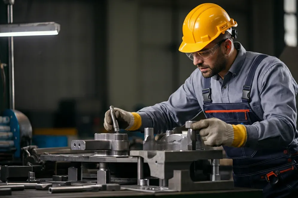 Процесс реверс металлических деталей