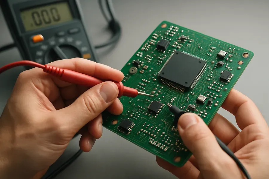 тестирование печатной платы